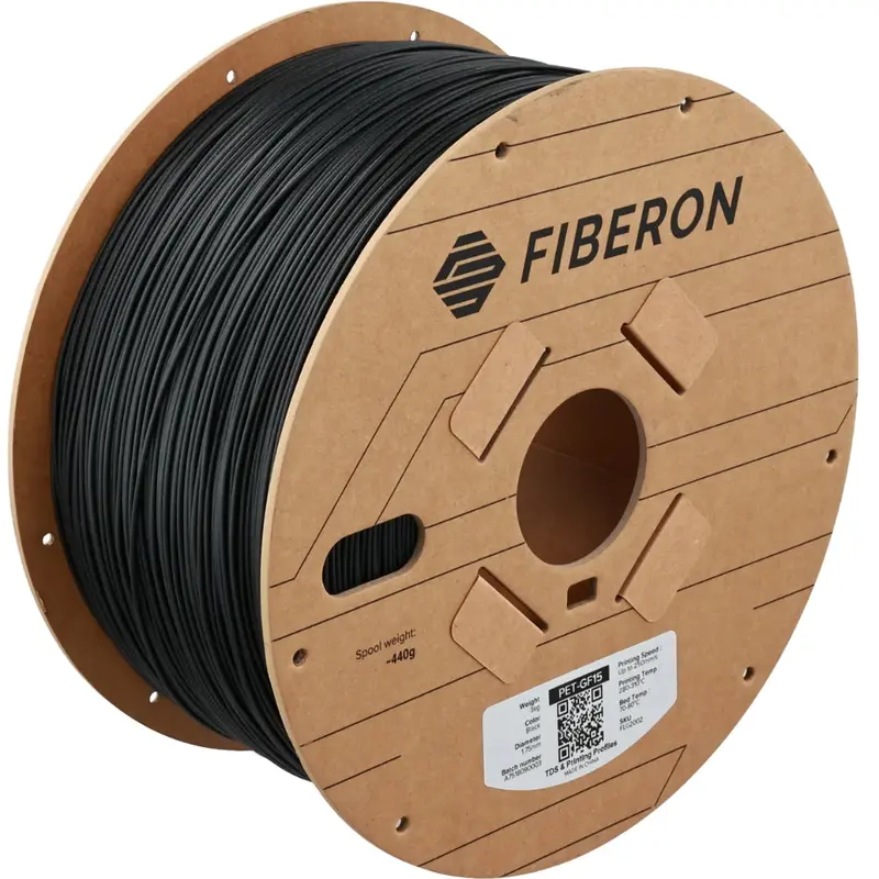 Polymaker - Fiberon Pet-Gf15 - Noir (Black) - 1,75 Mm - 3 Kg 1