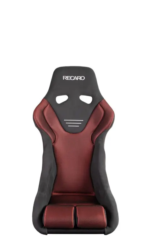 Recaro Rs-G Motorsport Seat - Black Kamui/Red Glass Mesh (4/5/6 Point Belt) 1
