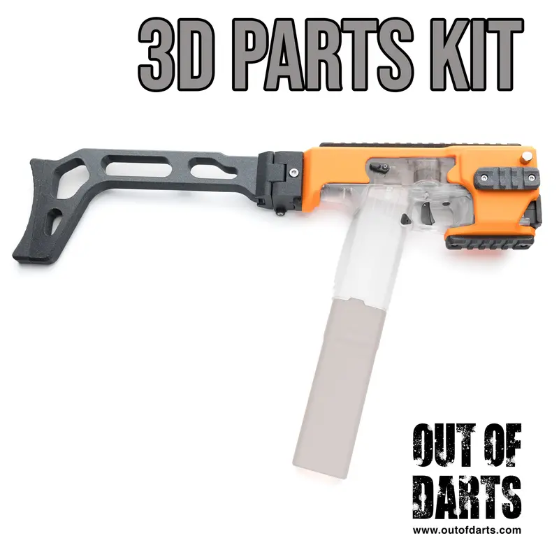Redcowl Lightning Tactical Stock 3D Parts + Hardware Kit 1