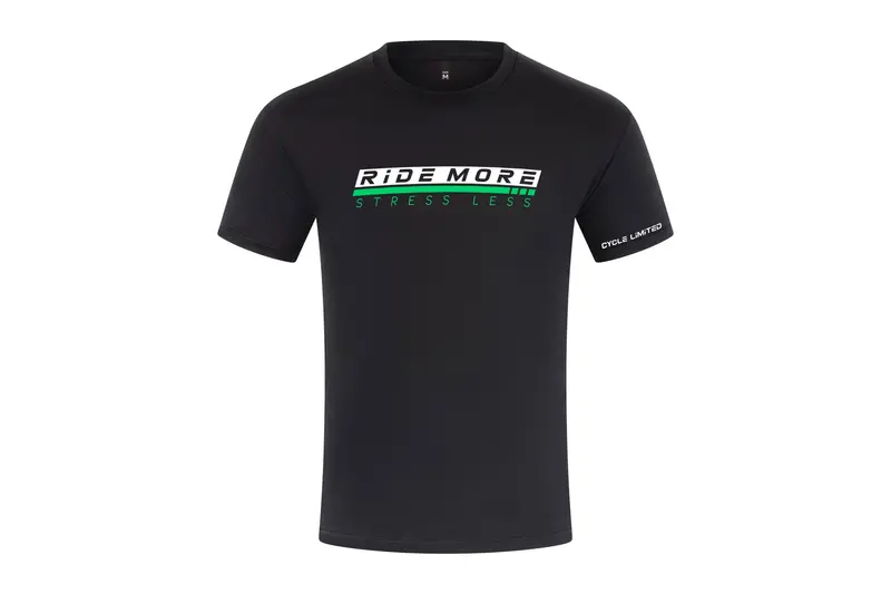 Ride More Stress Less Tee 1