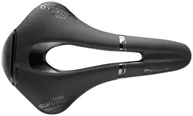 Selle San Marco Shortfit Open-Fit Racing Saddle - Manganese, Black, Men's, Superwide 1