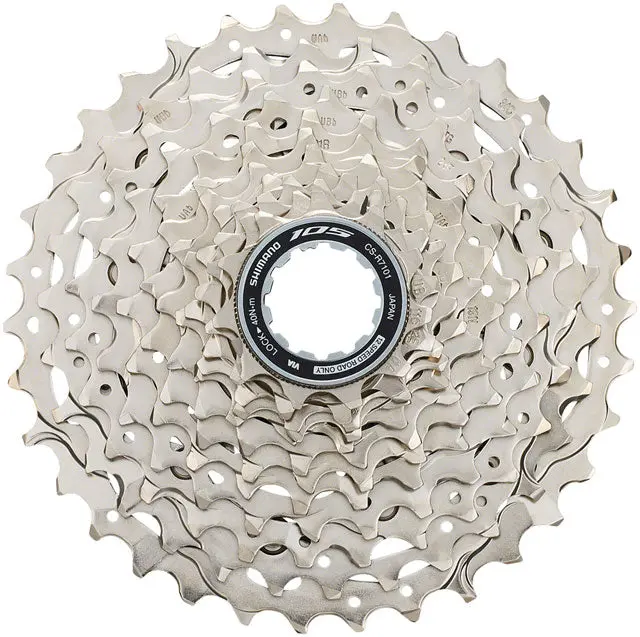 Shimano 105 Cs-R7101-12 Cassette - 12-Speed, 11-34T, Hg L2, Silver 1