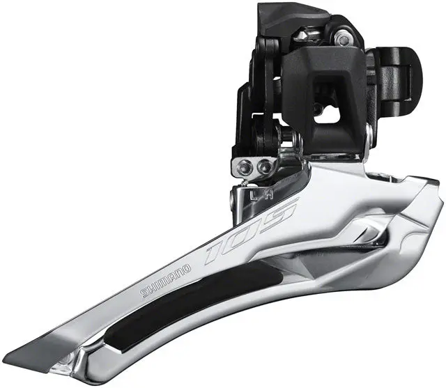Shimano 105 Fd-R7100-Bl Front Derailleur - 12-Speed, Double, 34.9Mm Band Clamp, Down-Swing, Down-Pull, 52T Max 1