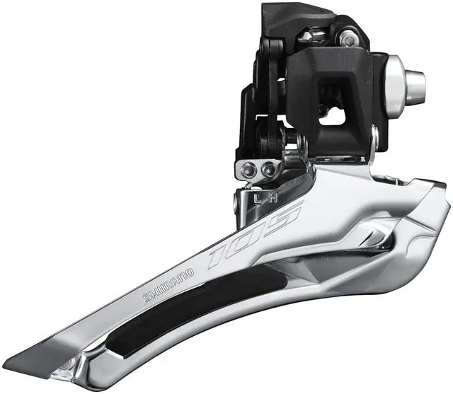 Shimano 105 Fd-R7100-F Front Derailleur - 12-Speed, Double, Braze-On, Down-Swing, Down-Pull, 52T Max 1