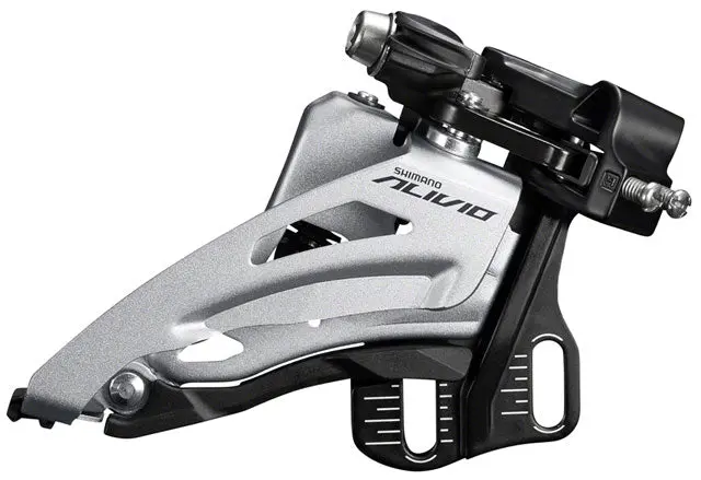 Shimano Alivio Fd-M3120-E Front Derailleur - 2X9-Speed, Side Swing, Front Pull, E-Type Mount, 36T Max 1