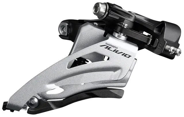 Shimano Alivio Fd-M3120-M-B Front Derailleur - 2X9-Speed, Side Swing, Front Pull, 34.9/31.8/28.6Mm Clamp Band, 36T Max 1