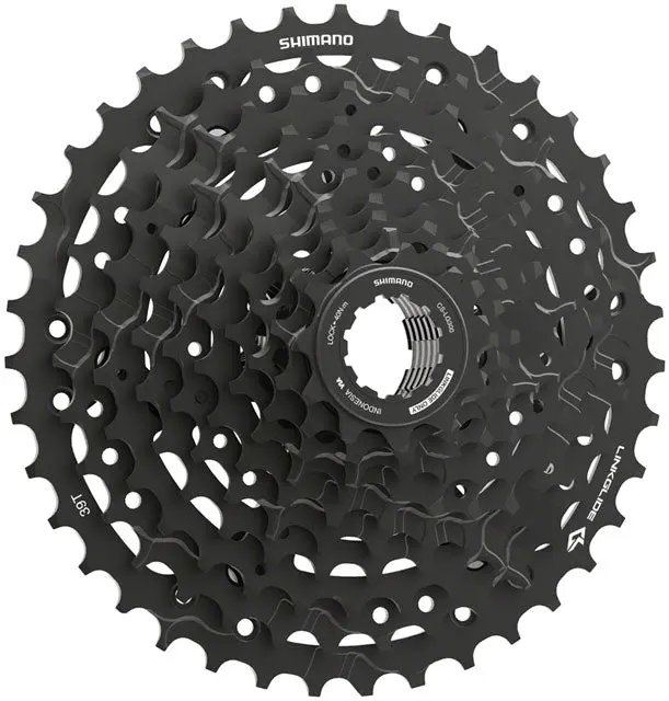 Shimano Cues  Cs-Lg300-10 Cassette - 10-Speed, 11-39T, Linkglide, Black 1