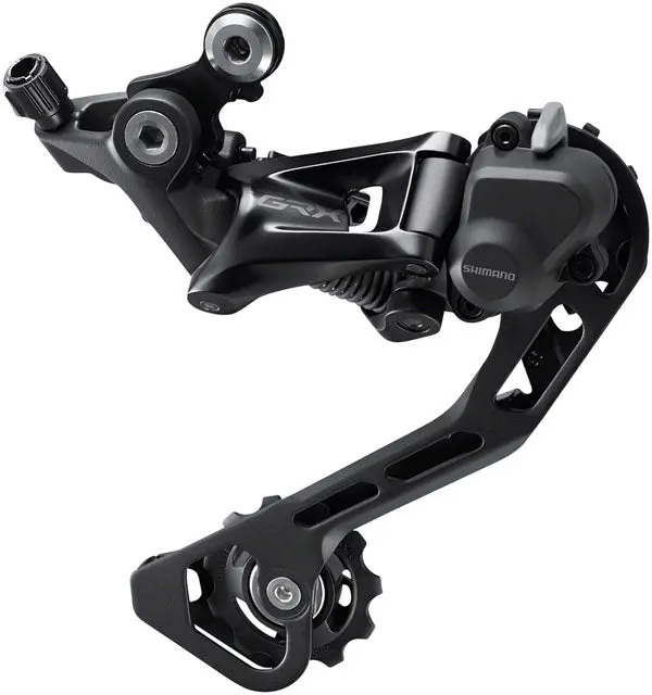 Shimano Grx Rd-Rx400 Rear Derailleur - 10-Speed, Long Cage, Black, With Clutch 1