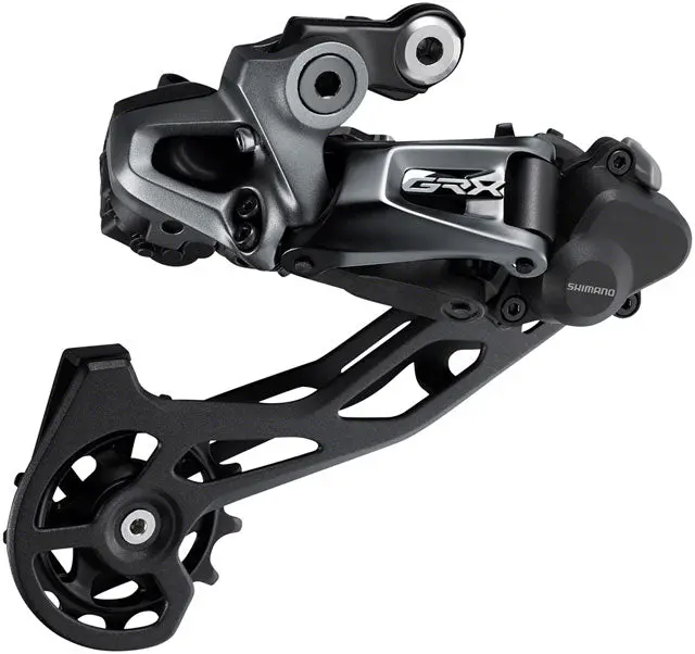 Shimano Grx Rd-Rx815 Rear Derailleur - 11-Speed, Long Cage, Black, With Clutch, Di2, For 1X And 2X 1