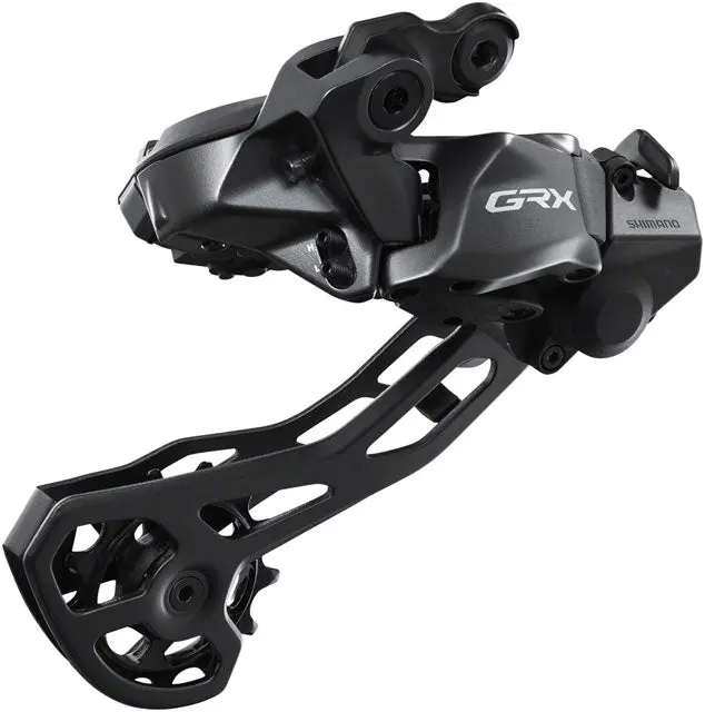 Shimano Grx Rd-Rx825 Di2 Rear Derailleur - 12-Speed, Long Cage, With Clutch, For 2X, Black 1