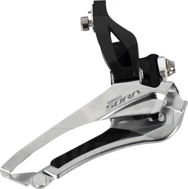 Shimano Sora Fd-R3000 9-Speed Double Braze-On Front Derailleur, Only Compatible With Sora R3000 2X Left Shifter 1