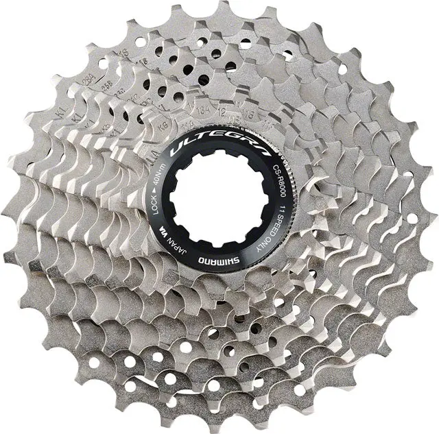 Shimano Ultegra Cs-R8000 Cassette - 11 Speed, 11-25T, Silver 1