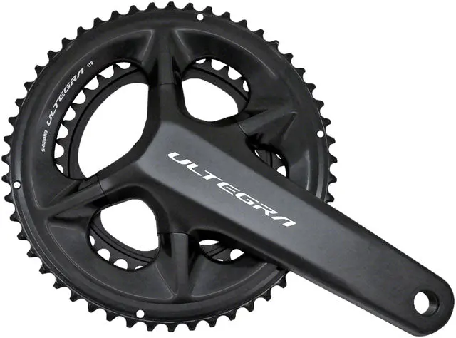 Shimano Ultegra Fc-08 Crankset - 11-Speed, 110 Asymmetric Bcd, Hollowtech Ii Spindle Interface, Black 1