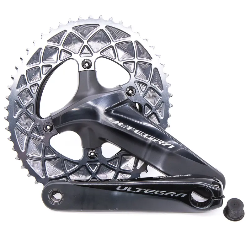 Shimano Ultegra Fc-R8000 Crankset Absoluteblack Oval 53/39T Chainring 2X11 Speed 172.5Mm 1