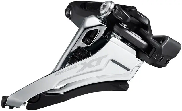 Shimano Xt Fd-M8100-M Front Derailleur - 2X12, 34.9/31.8/28.6 Clamp, Front Side-Swing, Black 1