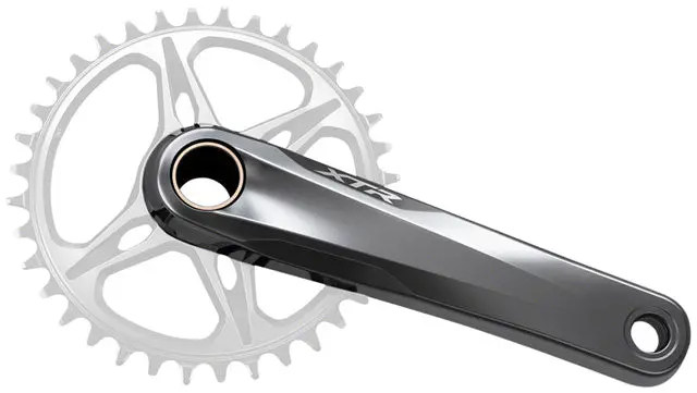 Shimano Xtr Fc-M9100 Crankset - 175Mm, 12-Speed, 1X, Direct Mount, Hollowtech Ii Spindle Interface, Gray 1