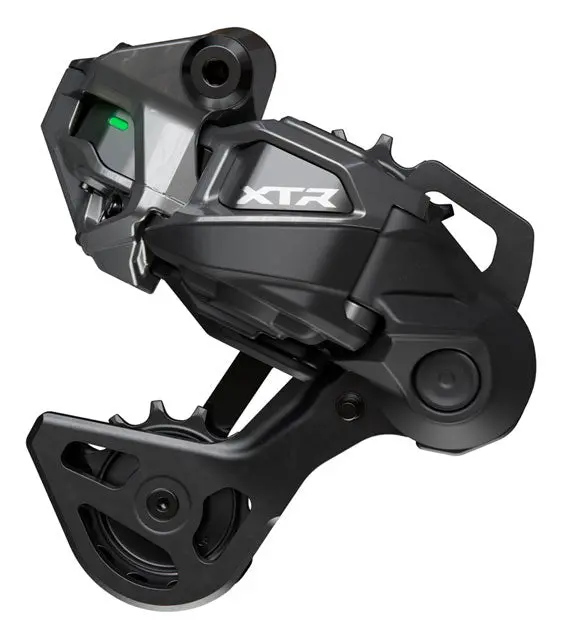 Shimano Xtr Rd-M9250-Gs Di2 Wireless Rear Derailleur - 12-Speed, Medium Cage, Shadow Es, Black/Gray 1