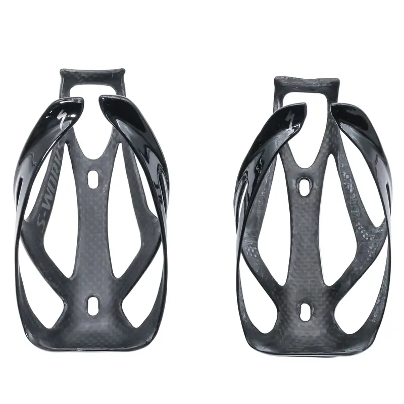 Specialized S-Works Rib Iii Gloss Carbon Top Load Bottle Cages Pair - 44G 1