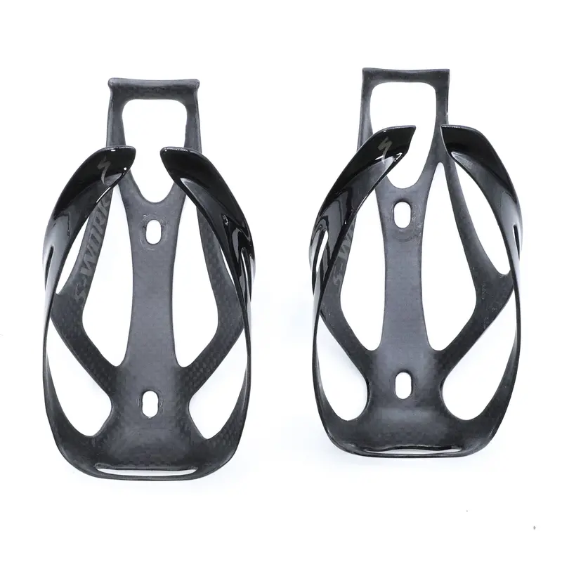 Specialized S-Works Rib Iii Gloss Carbon Top Load Bottle Cages Pair - 48G 1
