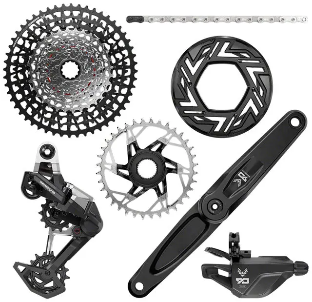 Sram Eagle 90 Ebike Groupset -  Crankset, Bosch, 36T, Clip-On Guard, Chain, Xs-1275 10-52T, Single Click Shifter, Rear Derailleur 1