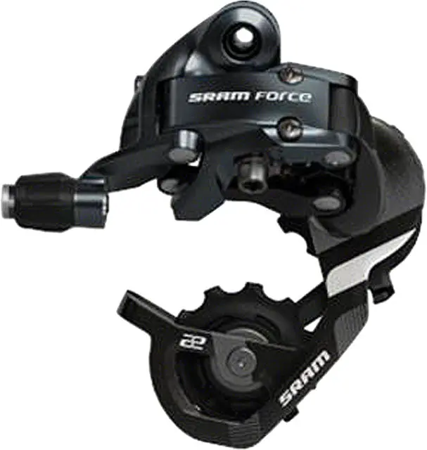Sram Force 22 Rear Derailleur - 11 Speed, Short Cage, Gray 1