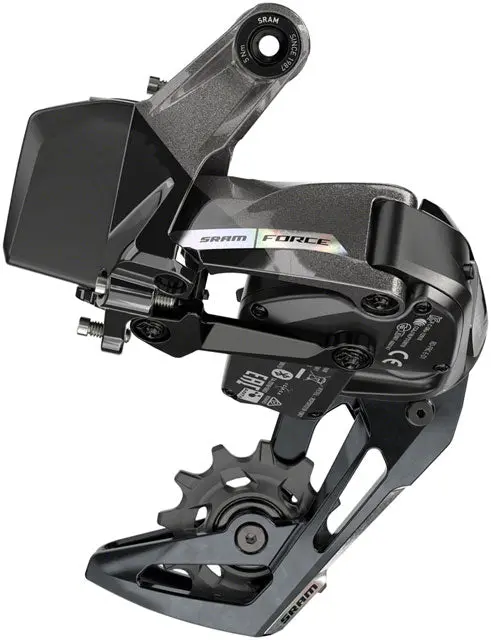 Sram Force Xplr Axs Etap Rear Derailleur - 12-Speed, Medium Cage, 44T Max, (Battery Not Included), Iridescent Gray, D2 1