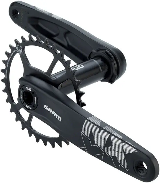 Sram Nx Eagle Fat Bike Crankset - 12-Speed, 30T, Direct Mount, Dub Spindle Interface, Black 1