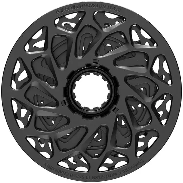 Sram Pg-720 Dh Cassette - 7-Speed Downhill Optimized, 11-25T, Fits Slim And Normal Hg Driver Body, A2 1