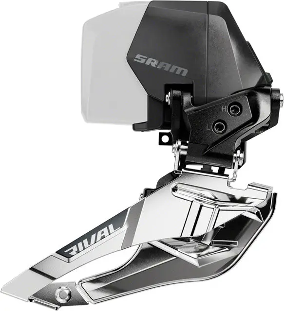 Sram Rival Axs Front Derailleur - 2X12-Speed, Braze-On, (Battery Not Included), Black, E1 1