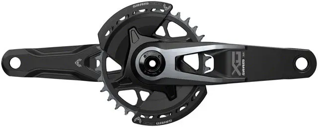 Sram X0 Eagle T-Type Wide Crankset - 12-Speed, 32T Chainring, Direct Mount, 2-Guards, Dub Spindle Interface, Black, V2 1