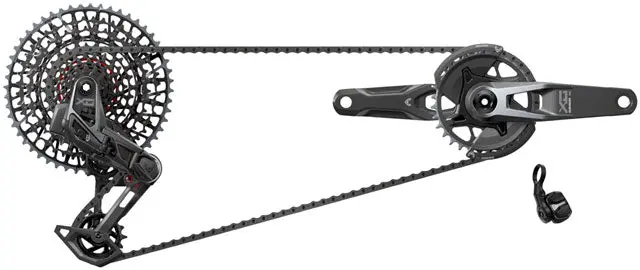 Sram X0 T-Type Eagle Transmission Groupset - Crankset, 32T Chainring, Axs Pod Controller, 10-52T Cassette, Rear Derailleur, Chain, V2 1