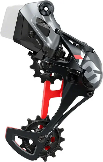 Sram X01 Eagle Axs Rear Derailleur - 12-Speed, Long Cage, 52T Max, Battery Sold Separate, Black/Red 1
