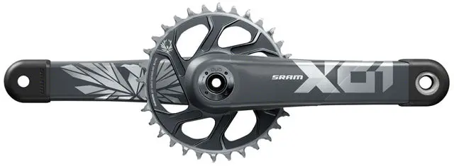 Sram X01 Eagle Superboost+ Crankset - 12-Speed, 32T, Direct Mount, Dub Spindle Interface, Lunar/Polar, C2 1
