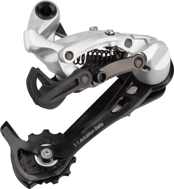 Sram X5 Rear Derailleur - 9 Speed, Long Cage, Silver 1