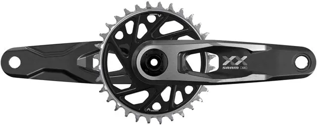 Sram Xx Downhill T-Type Crankset - 7-Speed, 34T 3Mm Offset Chainring, Direct Mount, 55Mm Chainline, Dub Wide Spindle, Black 1