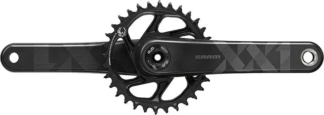 Sram Xx1 Eagle Carbon Boost Crankset - 12-Speed, 34T, Direct Mount, Dub Spindle Interface, Black 1