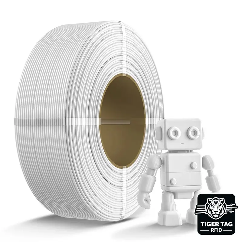 Sunlu - Petg - Blanc (White) - 1,75 Mm - 1 Kg - Refill Avec Rfid Tigertag 1