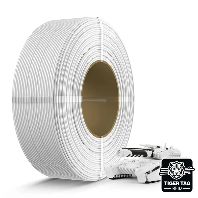 Sunlu - Pla - Blanc (White) - 1,75 Mm - 1 Kg - Refill Avec Rfid Tigertag 1