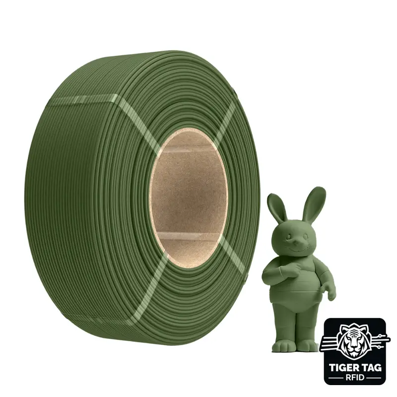 Sunlu - Pla Matte - Vert Olive (Olive Green) - 1,75 Mm - 1 Kg - Refill Avec Rfid Tigertag 1