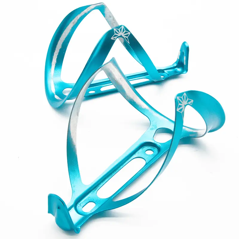 Supacaz Fly Cage Ano Bottle Cages Blue Pair 35G 1