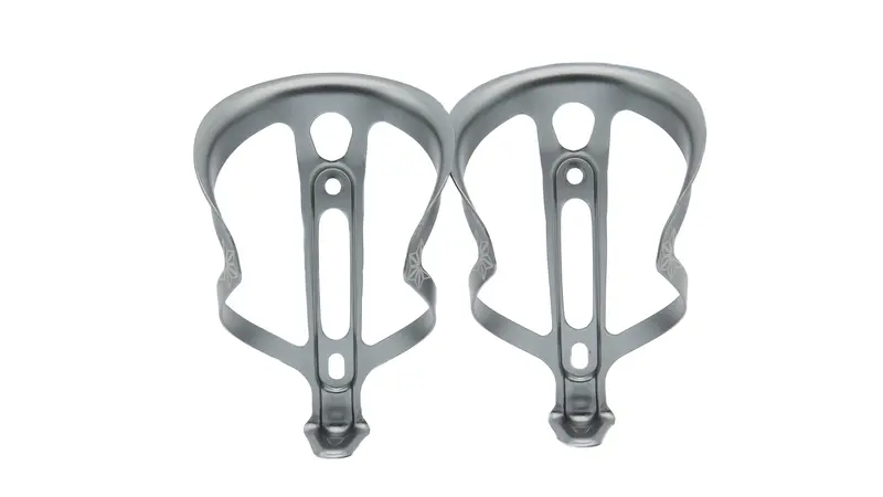 Supacaz Fly Cage Ano Gun Metal Bottle Cage Pair 35G 1