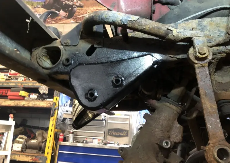 Support De Cadre De Boitier De Direction Pour Jeep Wrangler Tj 1