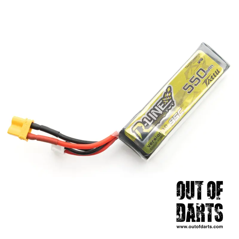 Tattu R-Line 550Mah 2S 95C Lipo (Xt30) 1