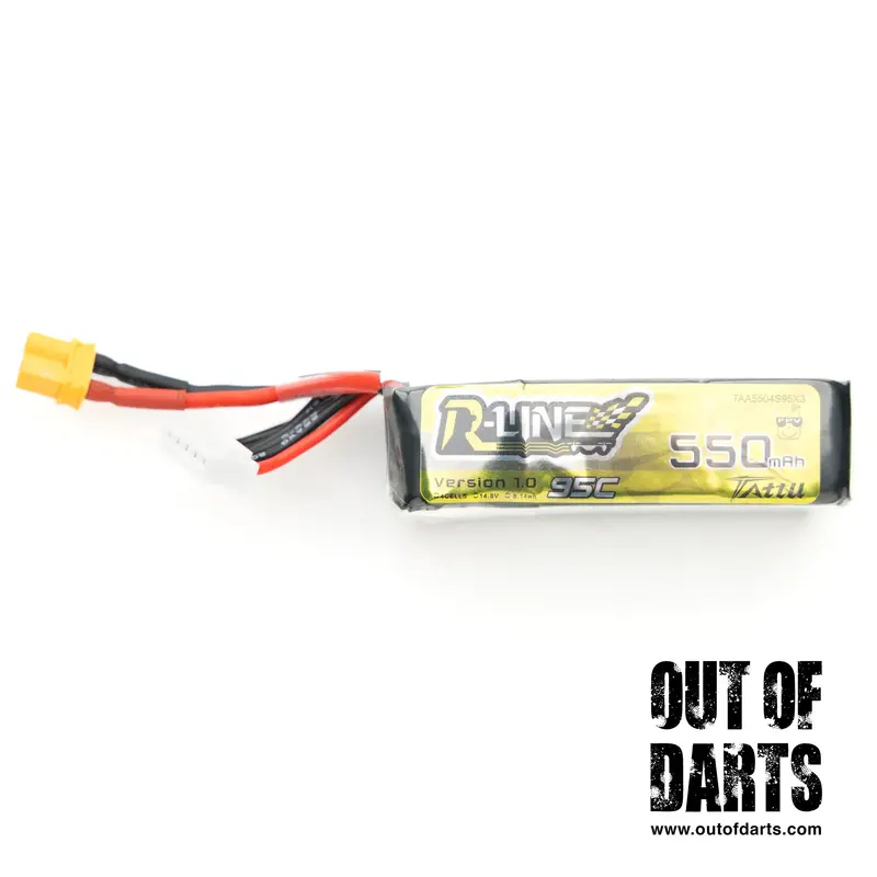 Tattu R-Line 550Mah 4S 95C Lipo (Xt30) For Diana 1