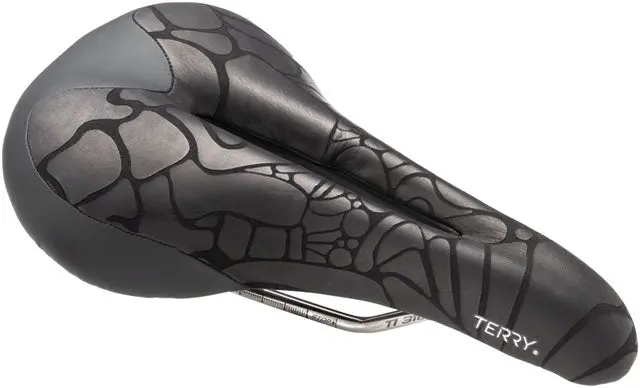 Terry Butterfly Ti Saddle - Titanium, Black, Women's 1