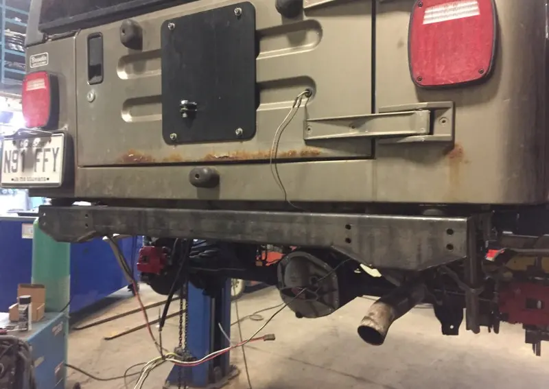 Traverse De Cadre Arrière Pour Jeep Wrangler Tj 1