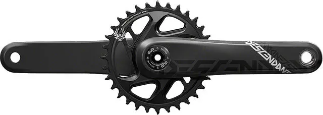 Truvativ Descendant Carbon Eagle Boost Crankset -12-Speed, 32T, Direct Mount, Dub Spindle Interface, Black 1