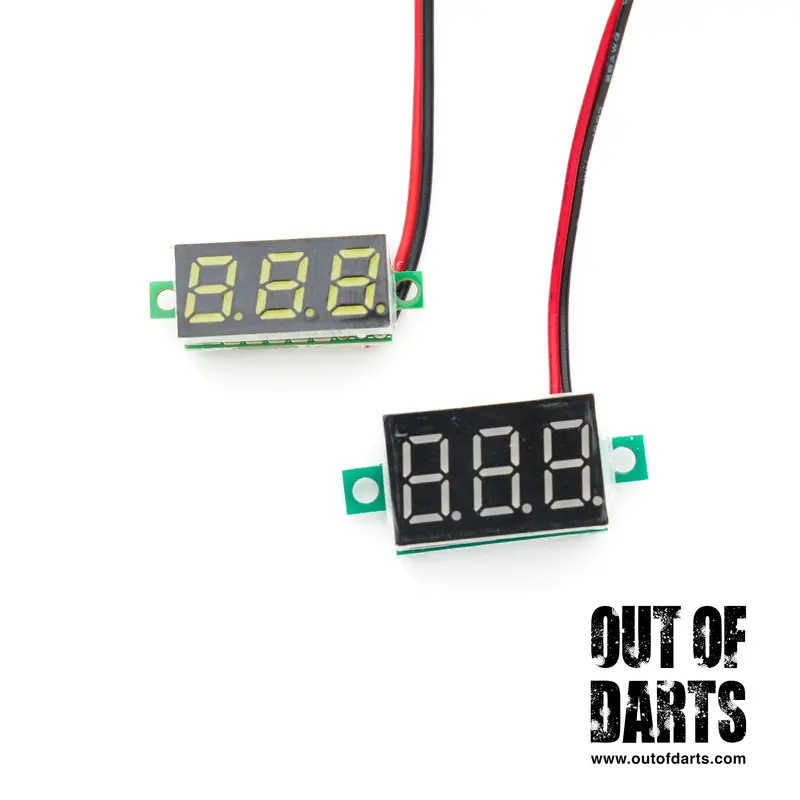 Voltage Meter Led 5 Colors - 2 Sizes 1