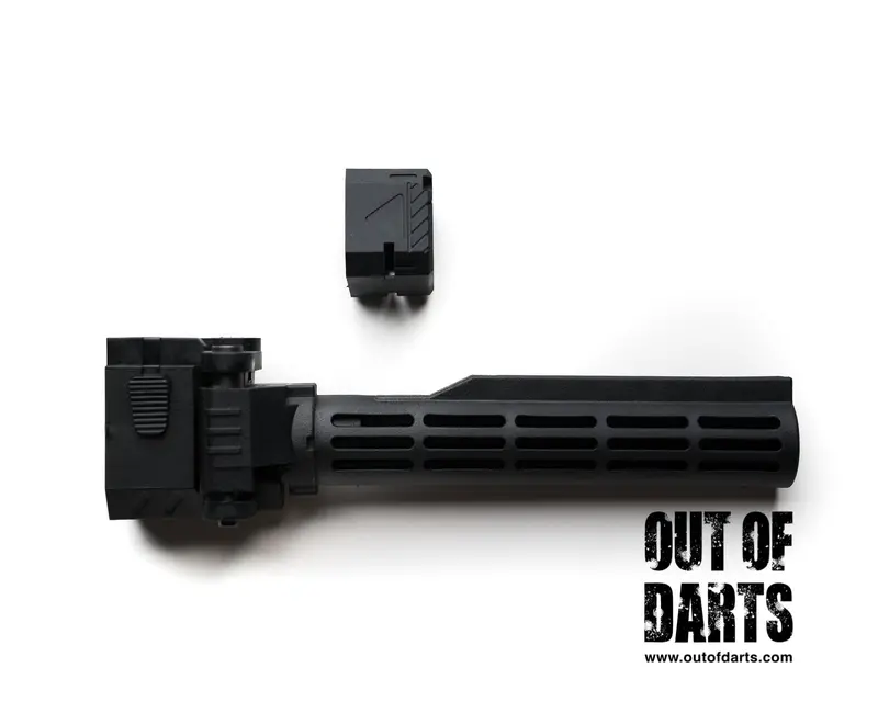 Worker Collapsible Stock Tube With Cap (Compatible With Nerf) 1