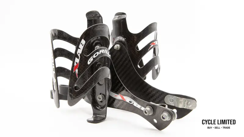 Xlab Carbon Wing 400I Water Bottle Cage Mount With 2 Pair Carbon Gorilla Cages 231G 1